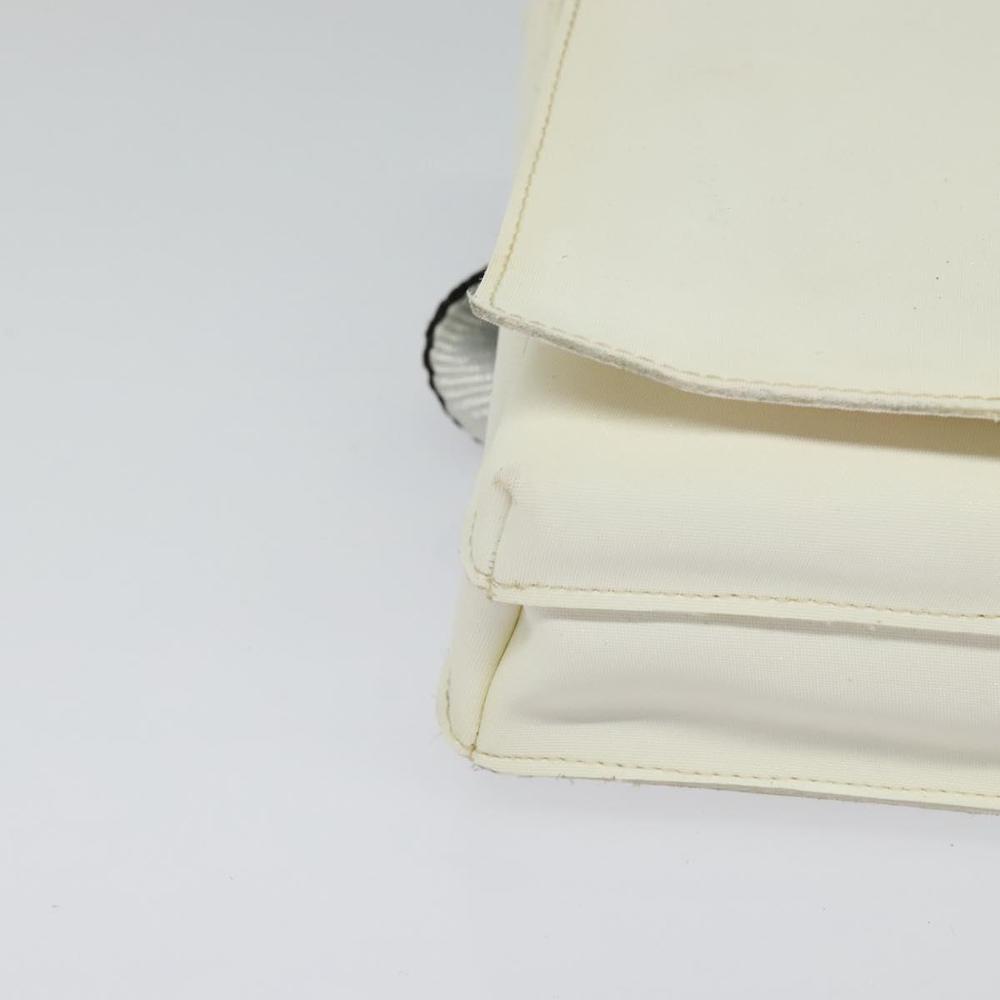 CHANEL Waist Bag Nylon White CC Auth bs25229 - Picture 15 of 16